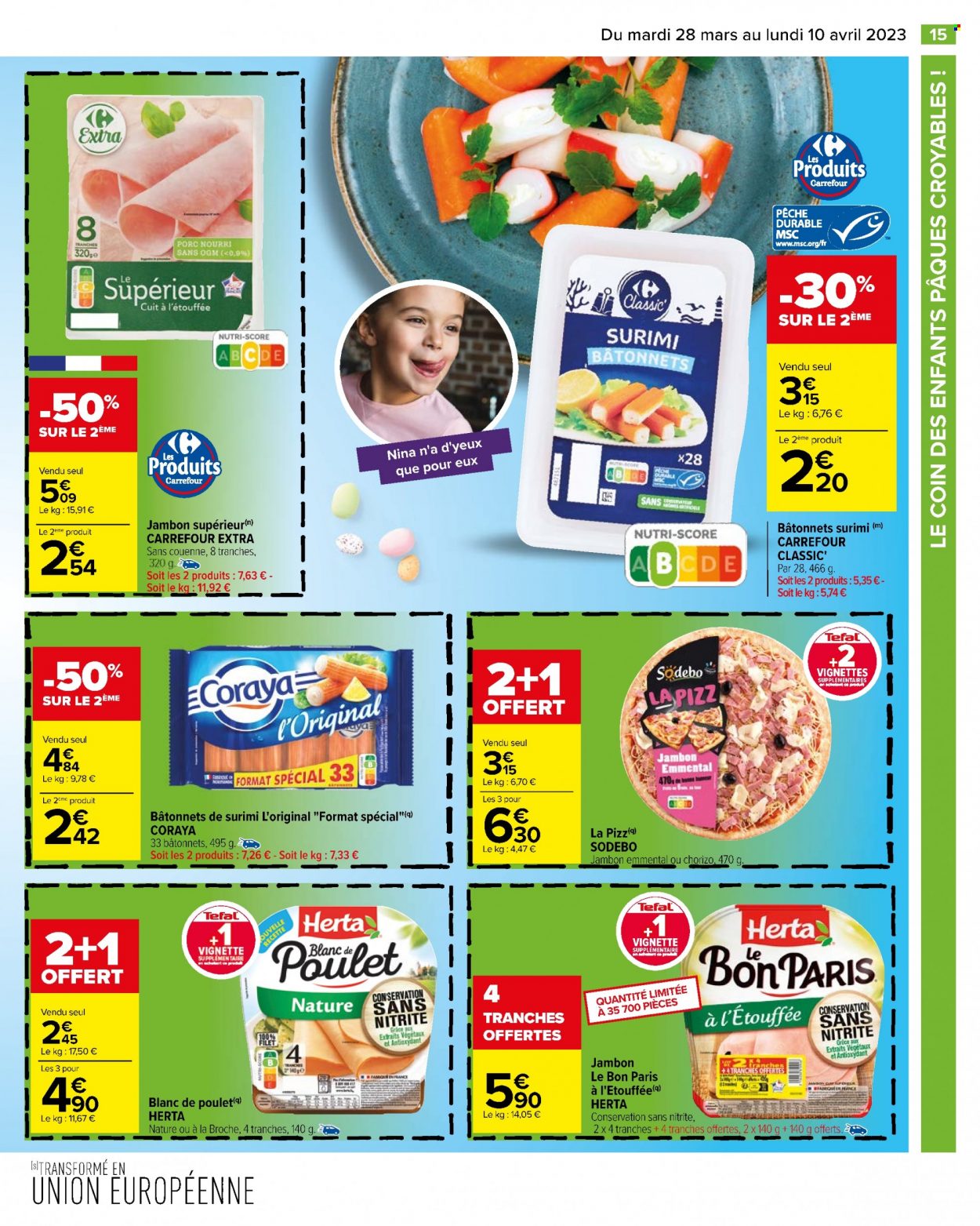 Catalogue Carrefour Hypermarchés - 28/03/2023 - 10/04/2023. Page 17