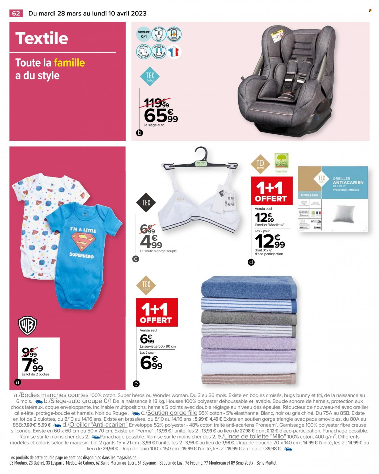 Catalogue Carrefour Hypermarchés - 28/03/2023 - 10/04/2023. Page 64