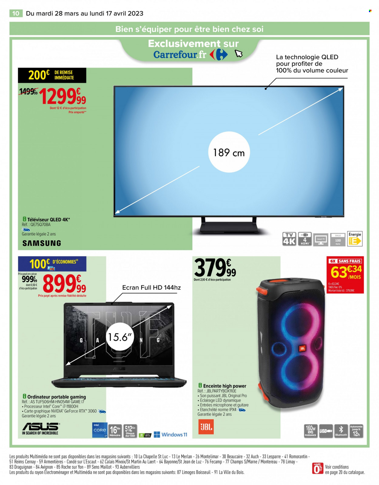 Catalogue Carrefour Hypermarchés - 28/03/2023 - 17/04/2023. Page 10
