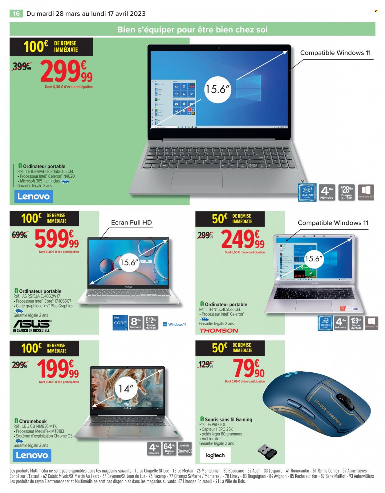 Catalogue Carrefour Hypermarchés - 28/03/2023 - 17/04/2023. Page 16