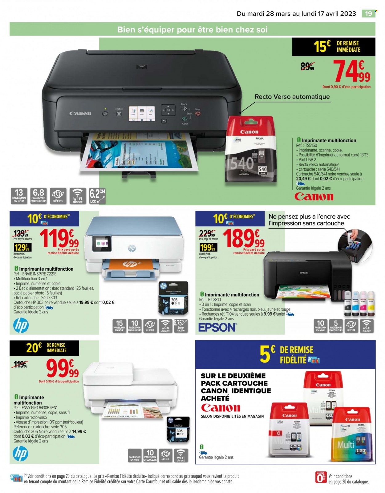 Catalogue Carrefour Hypermarchés - 28/03/2023 - 17/04/2023. Page 19