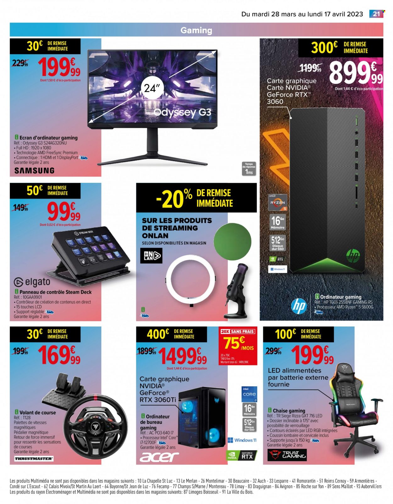 Catalogue Carrefour Hypermarchés - 28/03/2023 - 17/04/2023. Page 21