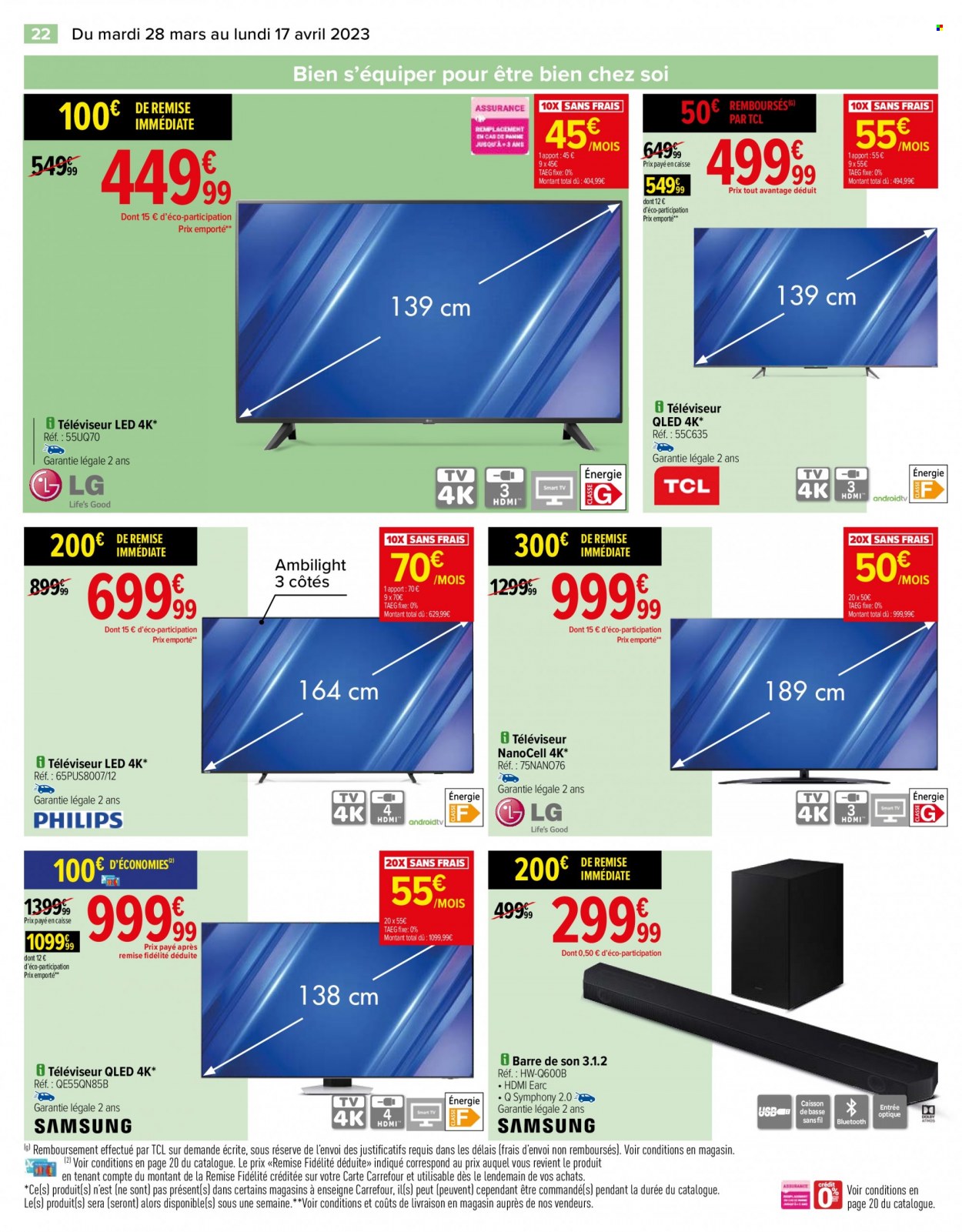 Catalogue Carrefour Hypermarchés - 28/03/2023 - 17/04/2023. Page 22