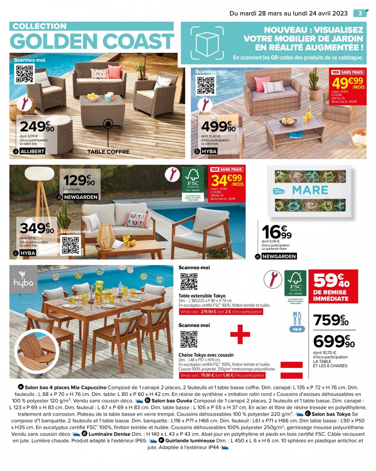 Catalogue Carrefour Hypermarchés - 28/03/2023 - 24/04/2023. Page 3