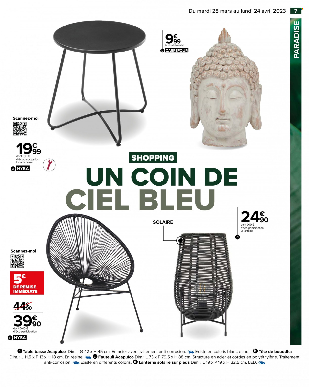Catalogue Carrefour Hypermarchés - 28/03/2023 - 24/04/2023. Page 7