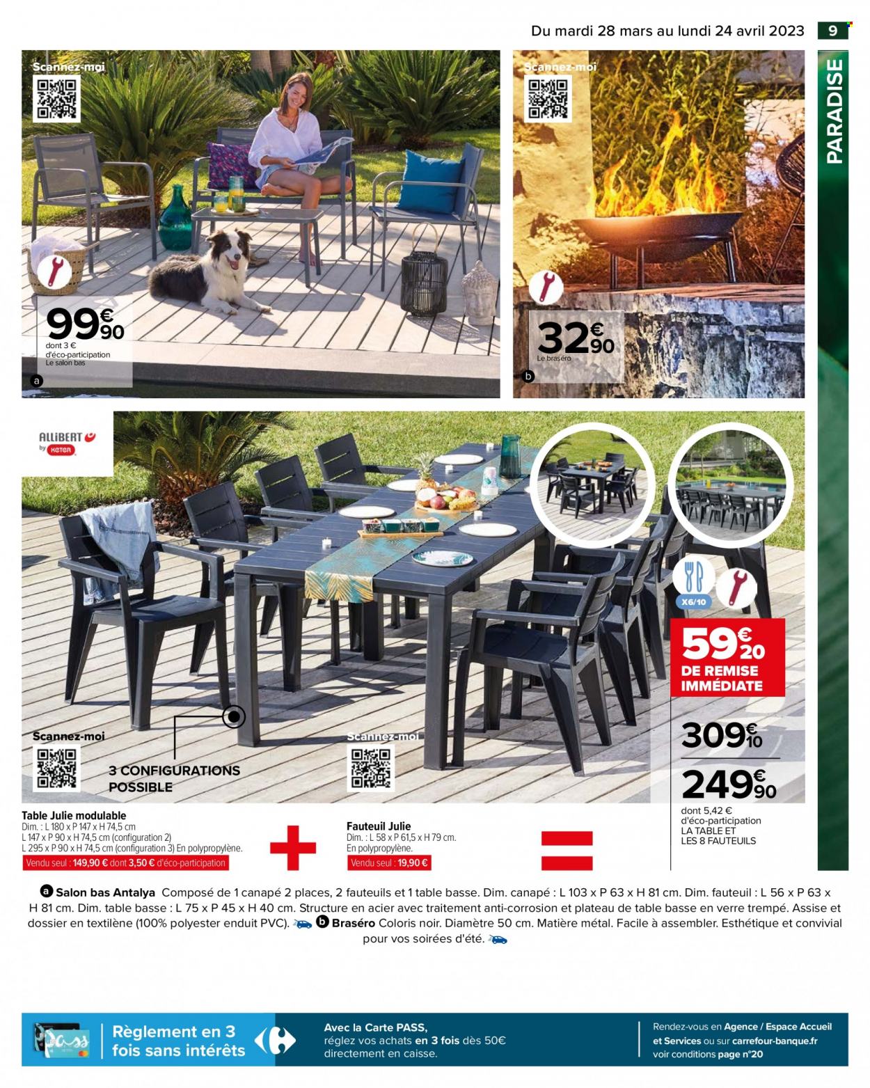 Catalogue Carrefour Hypermarchés - 28/03/2023 - 24/04/2023. Page 9