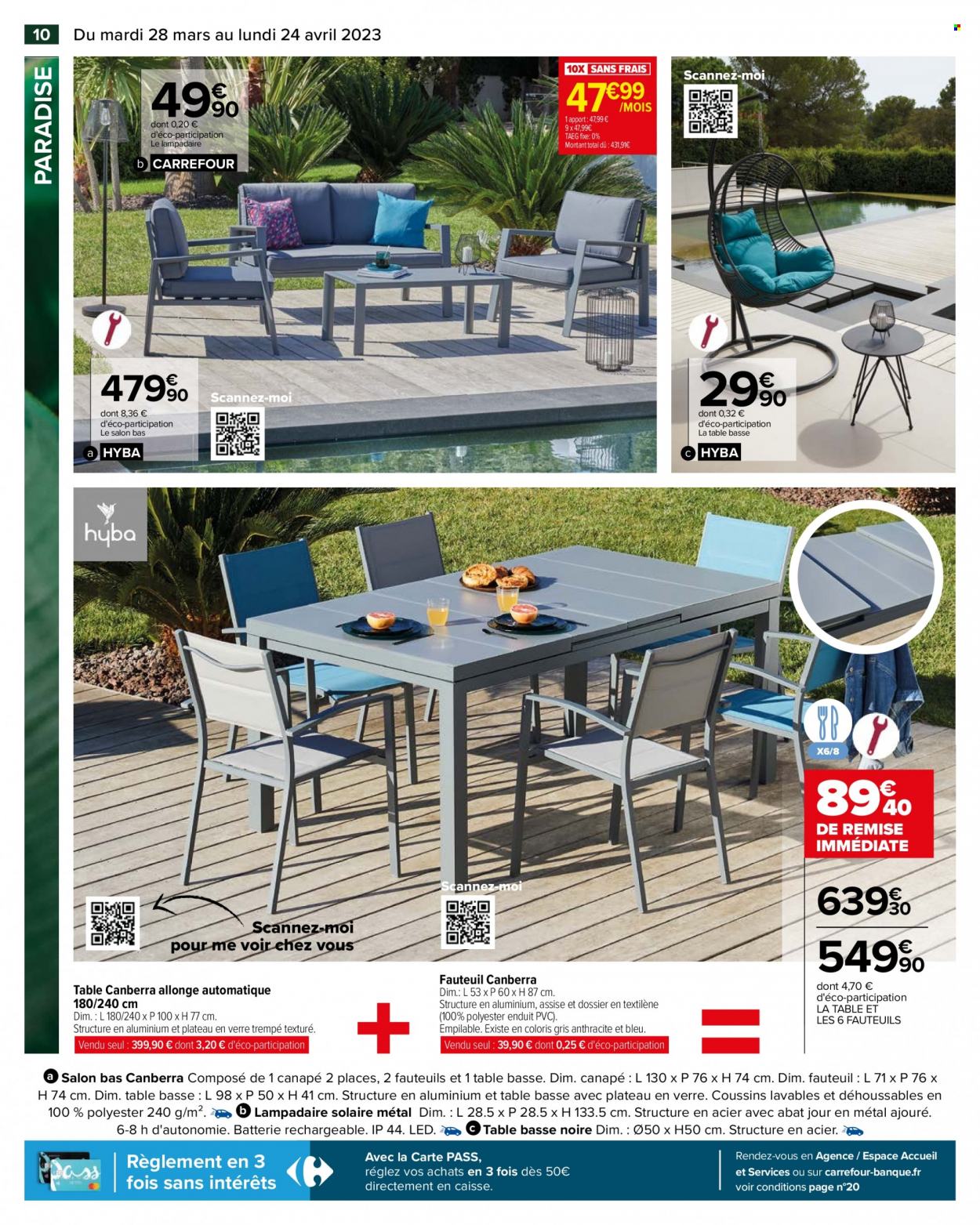 Catalogue Carrefour Hypermarchés - 28/03/2023 - 24/04/2023. Page 10