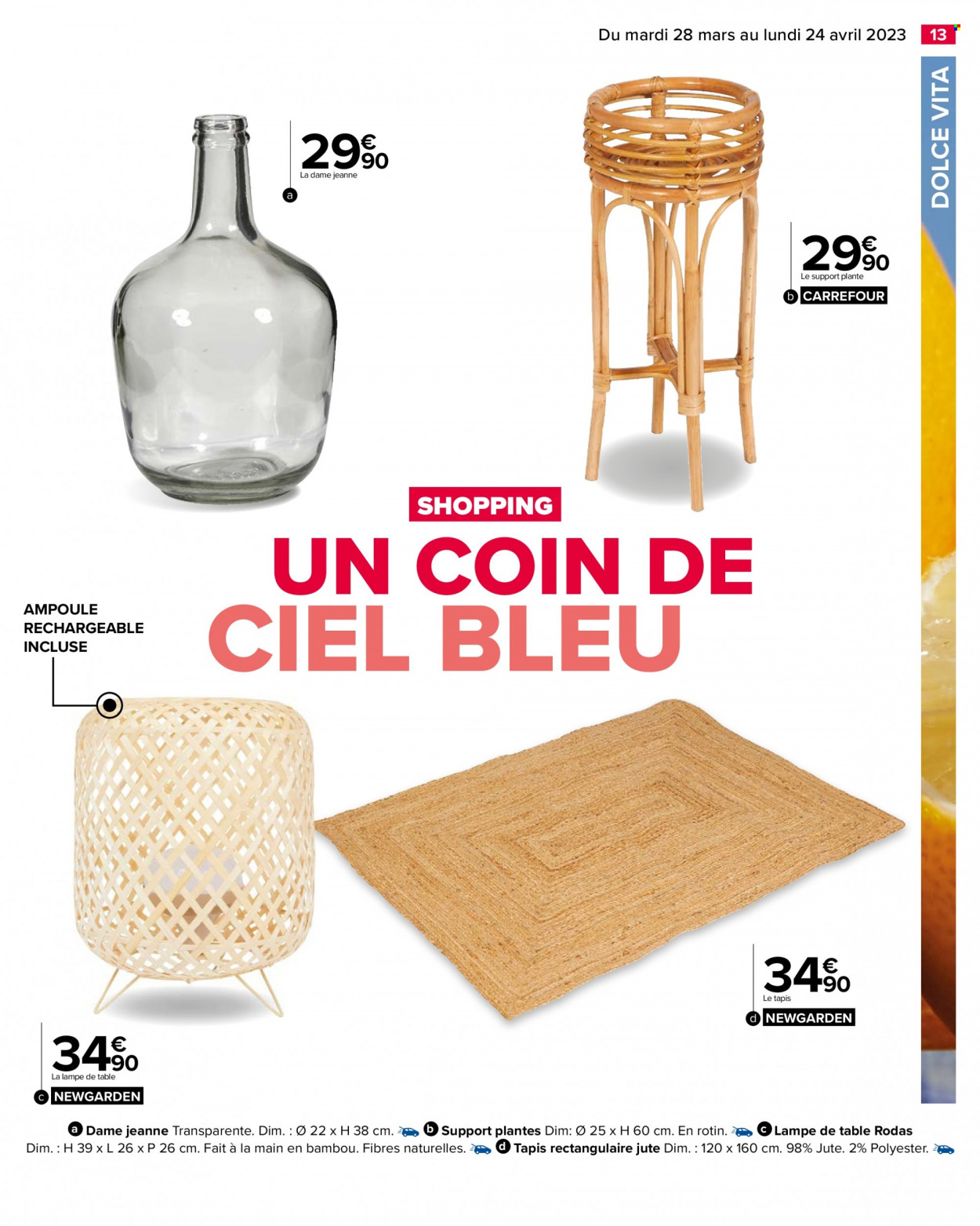 Catalogue Carrefour Hypermarchés - 28/03/2023 - 24/04/2023. Page 13