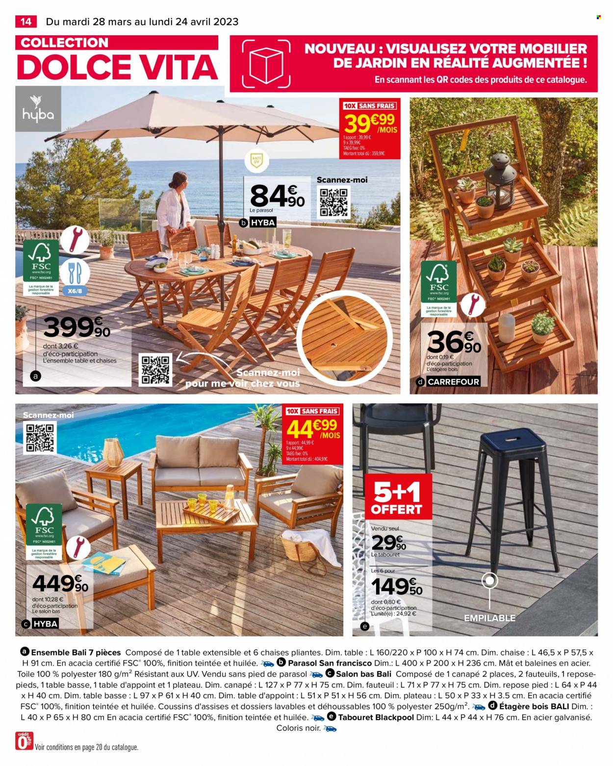 Catalogue Carrefour Hypermarchés - 28/03/2023 - 24/04/2023. Page 14