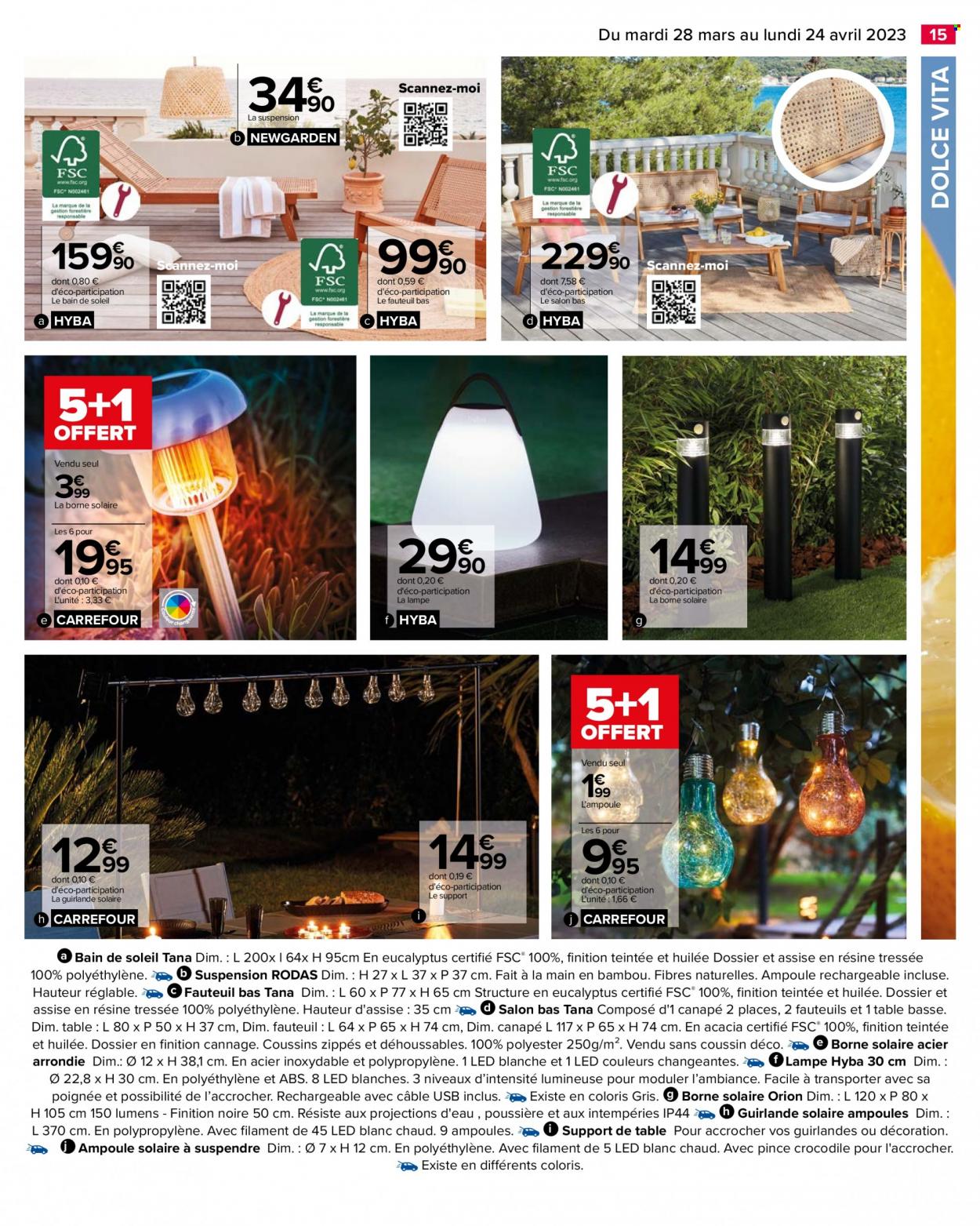 Catalogue Carrefour Hypermarchés - 28/03/2023 - 24/04/2023. Page 15
