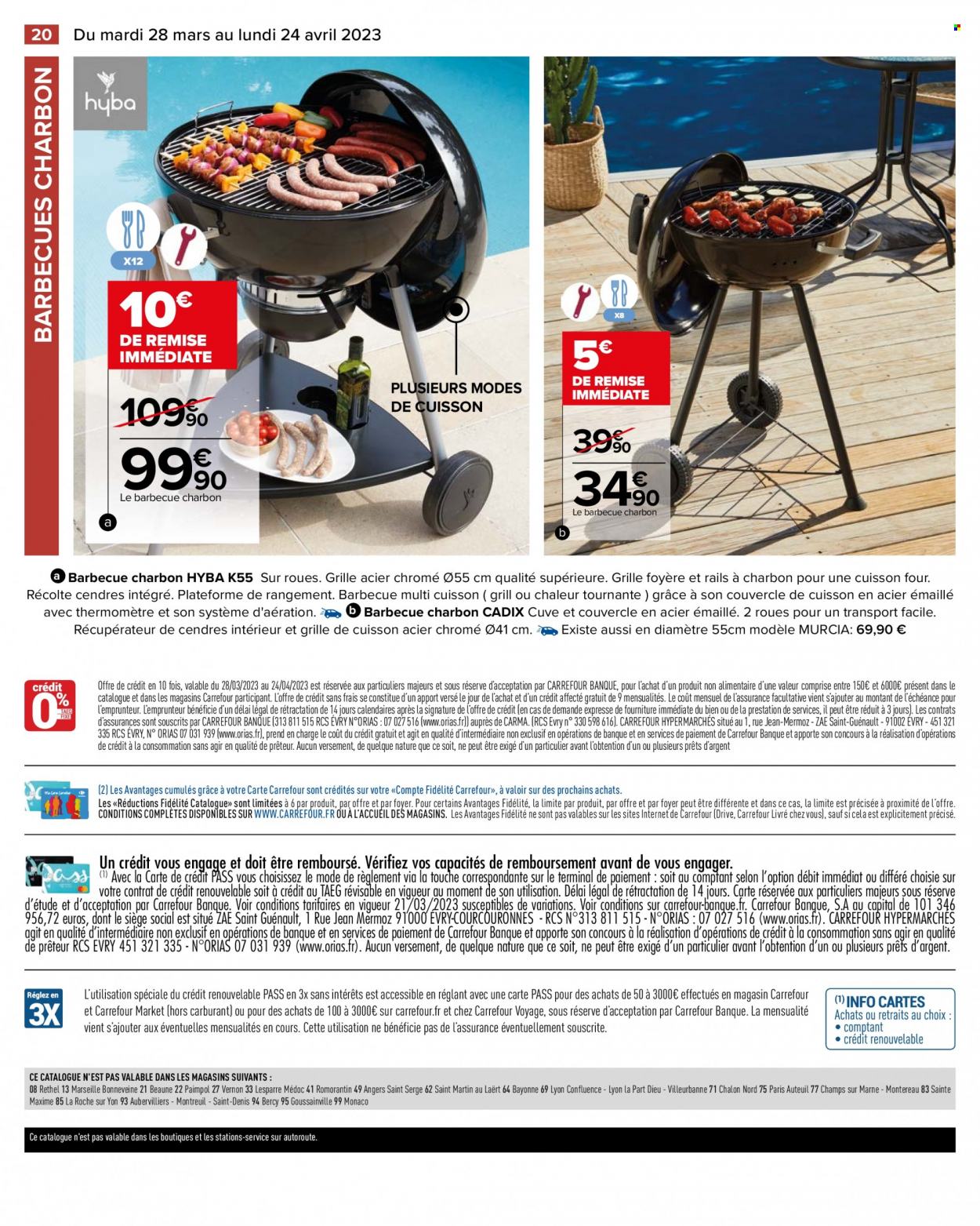 Catalogue Carrefour Hypermarchés - 28/03/2023 - 24/04/2023. Page 20