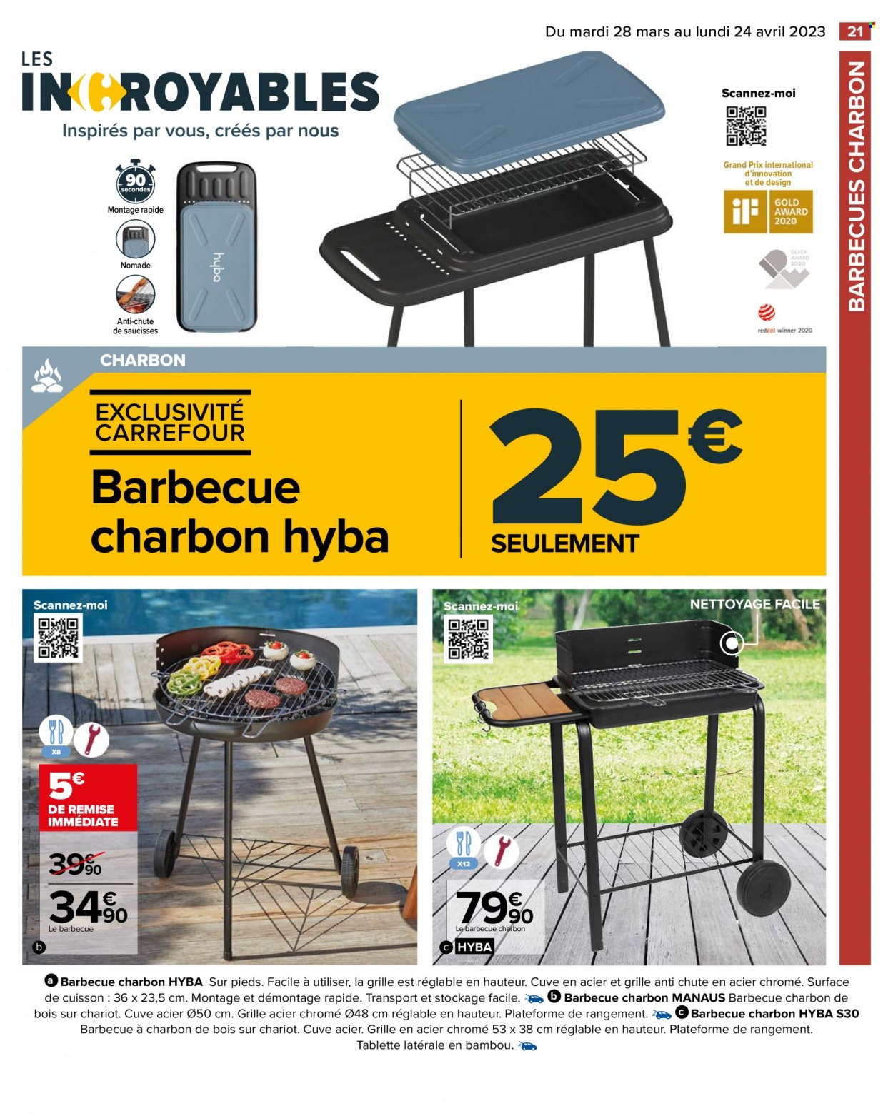 Catalogue Carrefour Hypermarchés - 28/03/2023 - 24/04/2023. Page 21