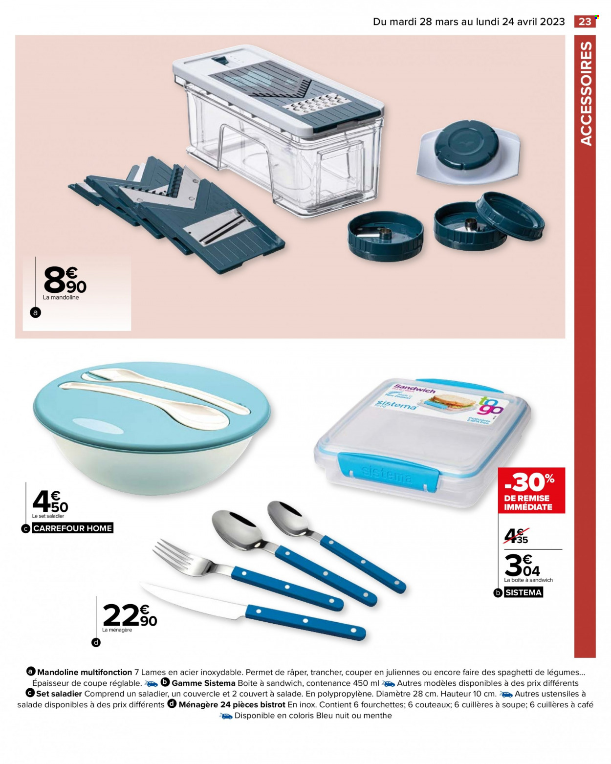 Catalogue Carrefour Hypermarchés - 28/03/2023 - 24/04/2023. Page 23
