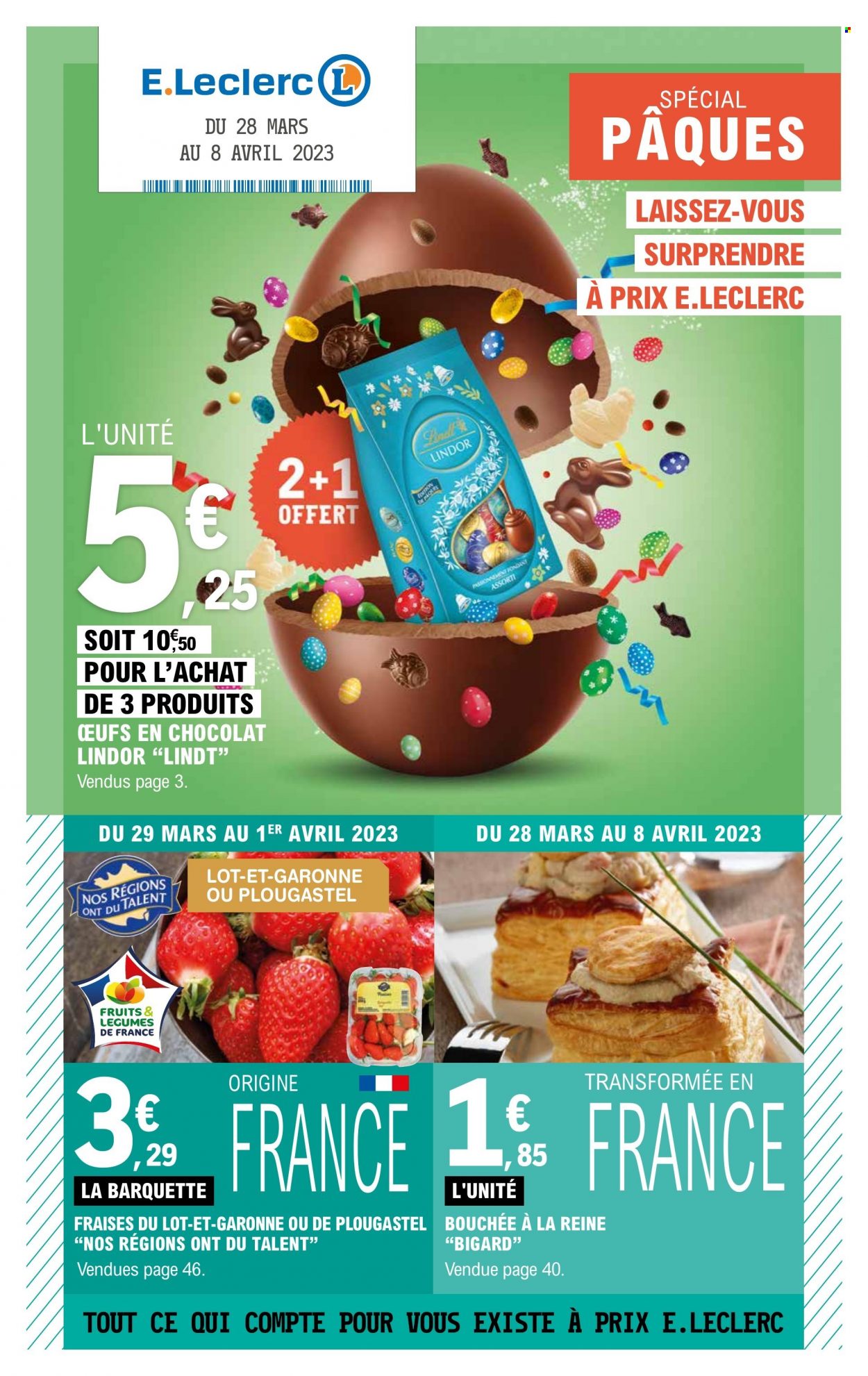 Catalogue E.Leclerc - 28/03/2023 - 08/04/2023. Page 1