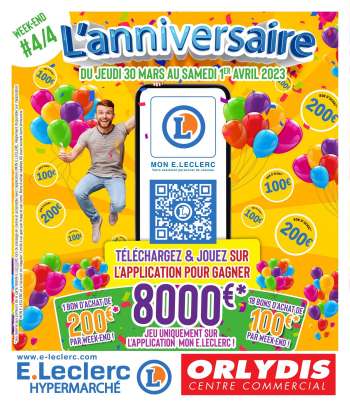Catalogue E.Leclerc - 30/03/2023 - 01/04/2023.
