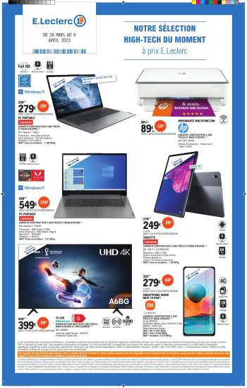 Catalogue E.Leclerc - 28/03/2023 - 08/04/2023.