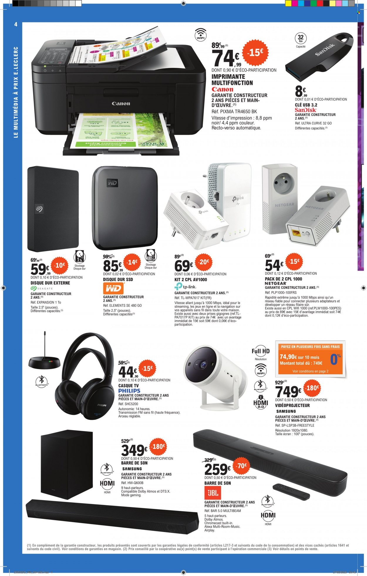 Catalogue E.Leclerc - 28/03/2023 - 08/04/2023. Page 4