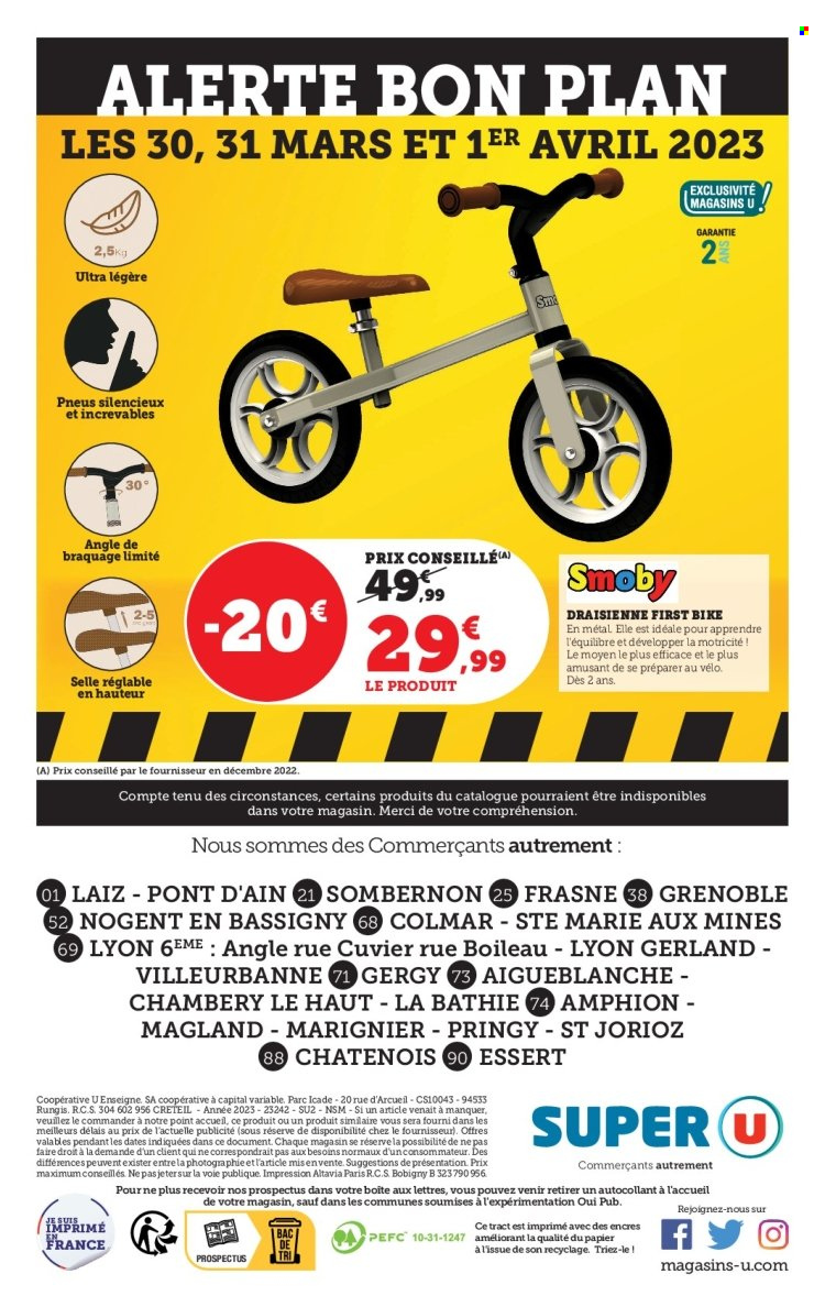 Catalogue SUPER U - 28/03/2023 - 10/04/2023. Page 36