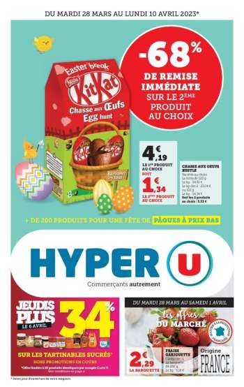 Catalogue HYPER U - 28/03/2023 - 10/04/2023.