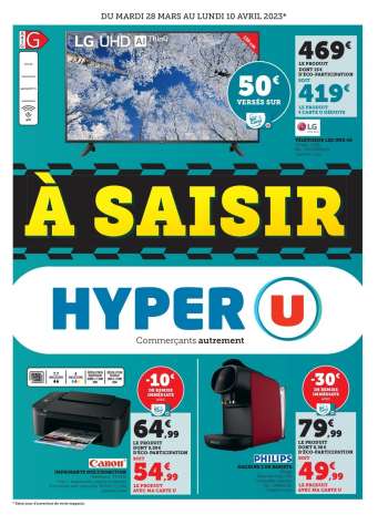 Catalogue HYPER U - 28/03/2023 - 10/04/2023.