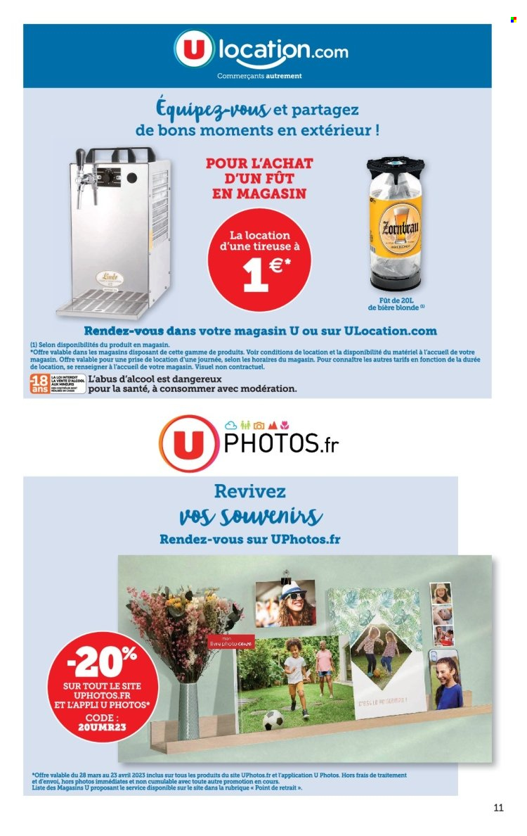Catalogue SUPER U - 28/03/2023 - 10/04/2023. Page 11