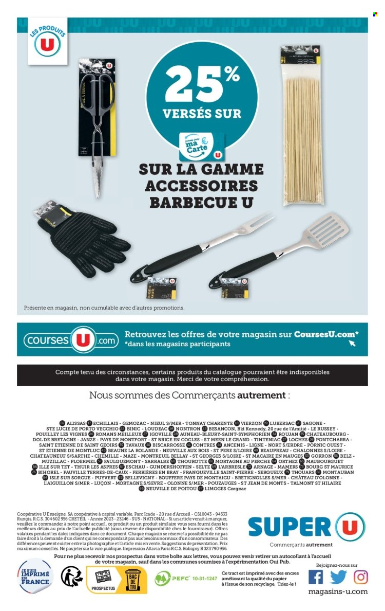 Catalogue SUPER U - 28/03/2023 - 23/04/2023. Page 32