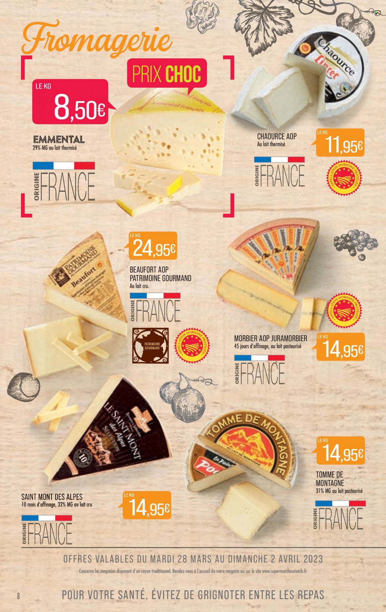 Catalogue Supermarché Match - 28/03/2023 - 09/04/2023. Page 8