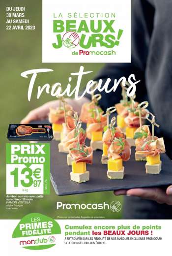 Catalogue Promocash - 30/03/2023 - 22/04/2023.