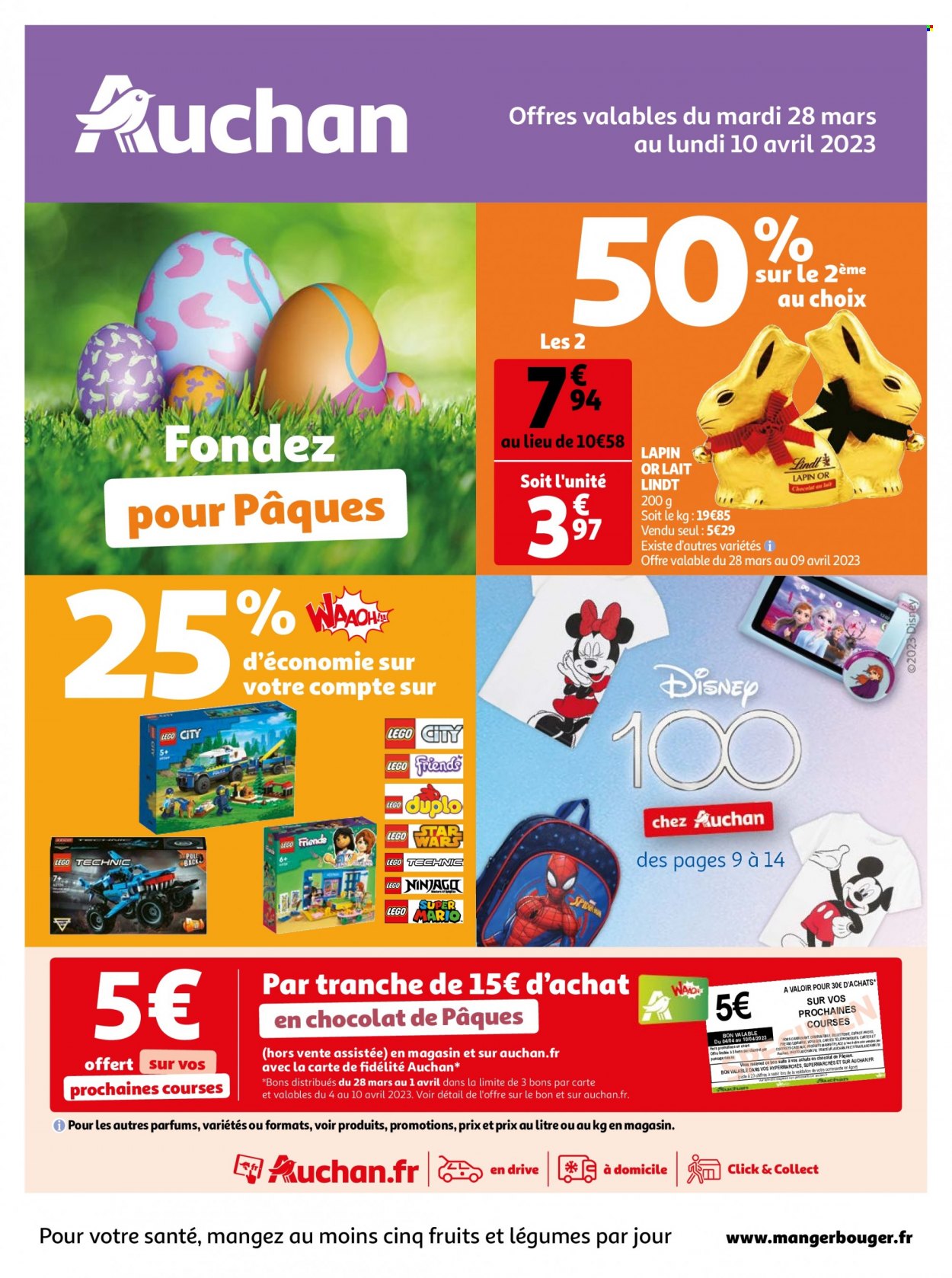 Catalogue Auchan - 28/03/2023 - 10/04/2023. Page 1