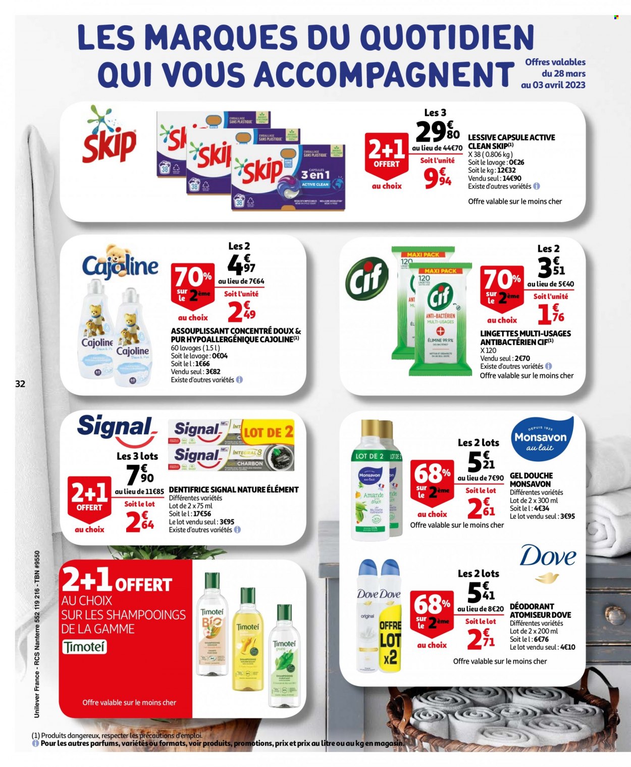 Catalogue Auchan - 28/03/2023 - 10/04/2023. Page 32