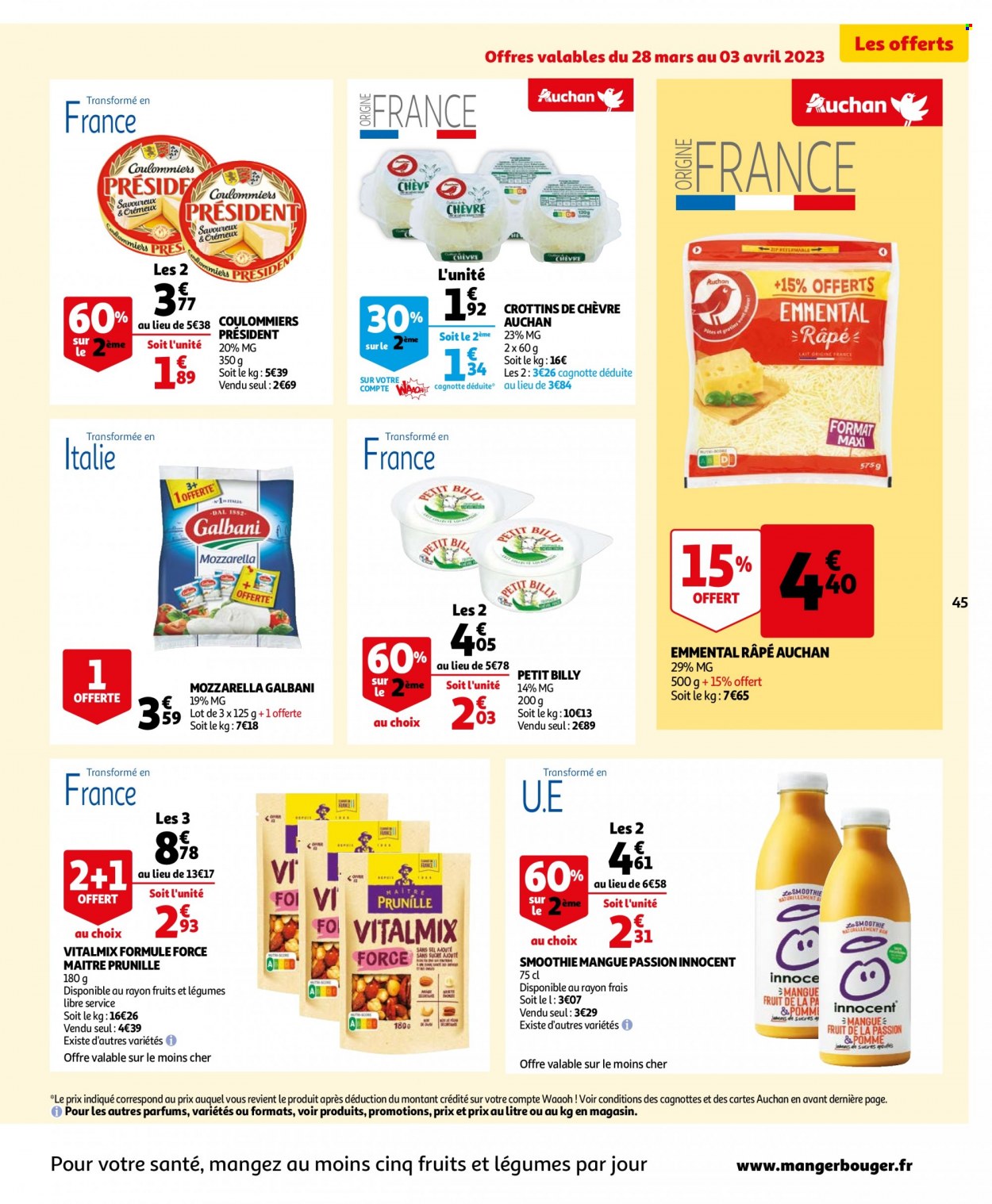 Catalogue Auchan - 28/03/2023 - 10/04/2023. Page 45
