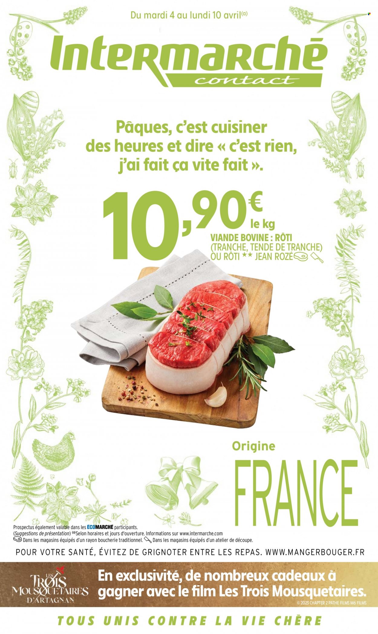 Catalogue Intermarché Contact - 04/04/2023 - 10/04/2023. Page 1