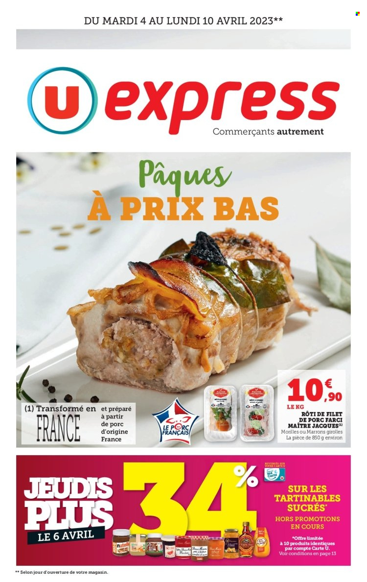 Catalogue U express - 04/04/2023 - 10/04/2023. Page 1