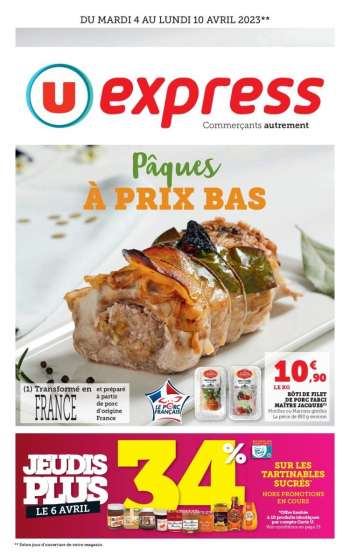 Catalogue U express - 04/04/2023 - 10/04/2023.