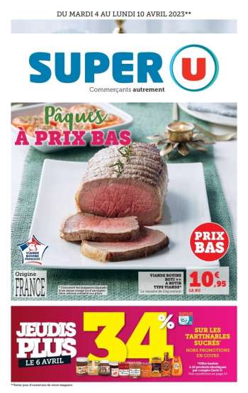 Catalogue SUPER U - 04/04/2023 - 10/04/2023.