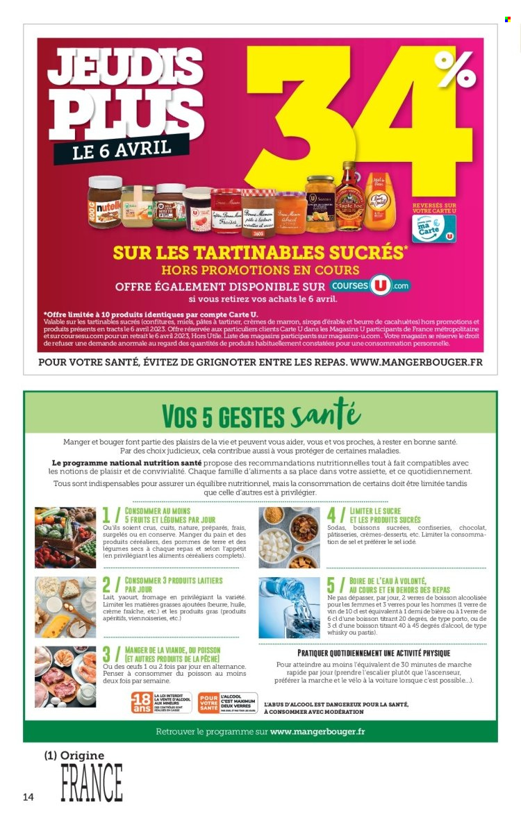 Catalogue SUPER U - 04/04/2023 - 10/04/2023. Page 14