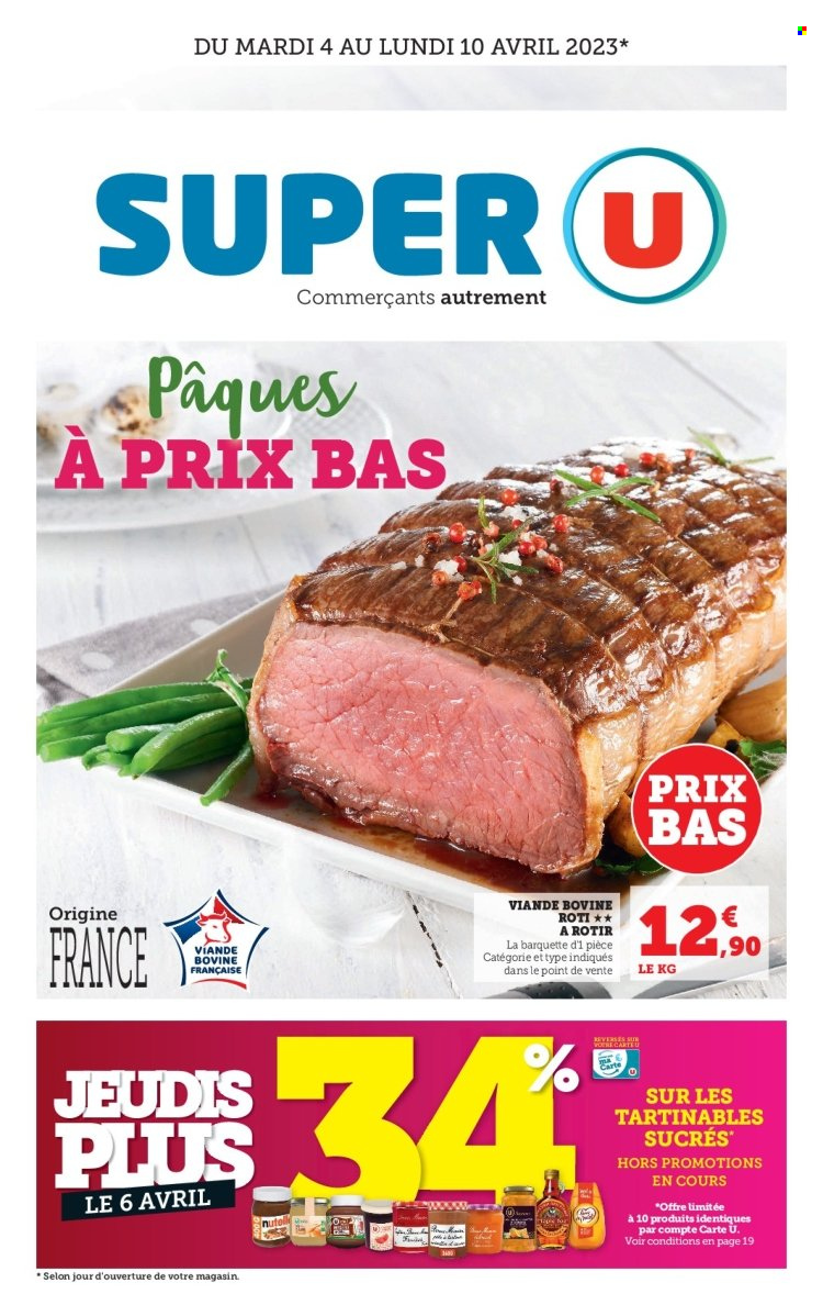 Catalogue SUPER U - 04/04/2023 - 10/04/2023. Page 1