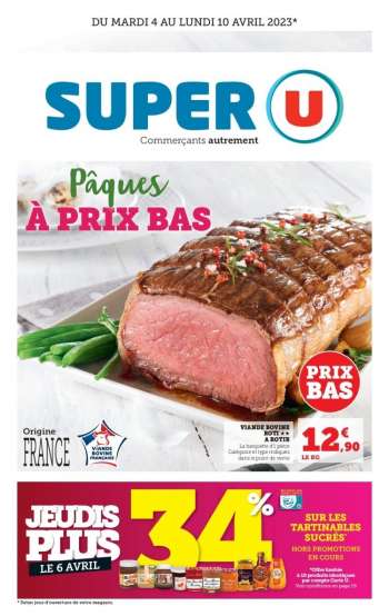 Catalogue SUPER U - 04/04/2023 - 10/04/2023.