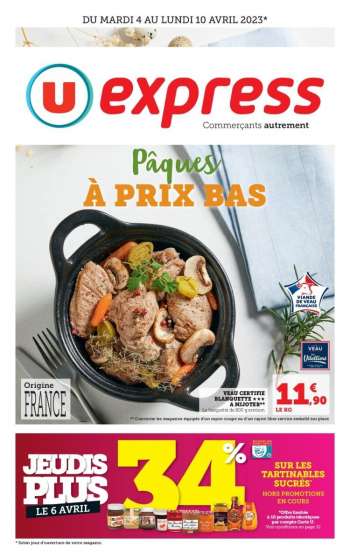 Catalogue U express - 04/04/2023 - 10/04/2023.