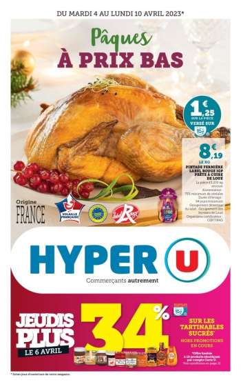 Catalogue HYPER U - 04/04/2023 - 10/04/2023.