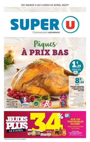 Catalogue SUPER U - 04/04/2023 - 10/04/2023.