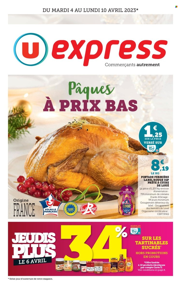 Catalogue U express - 04/04/2023 - 10/04/2023. Page 1
