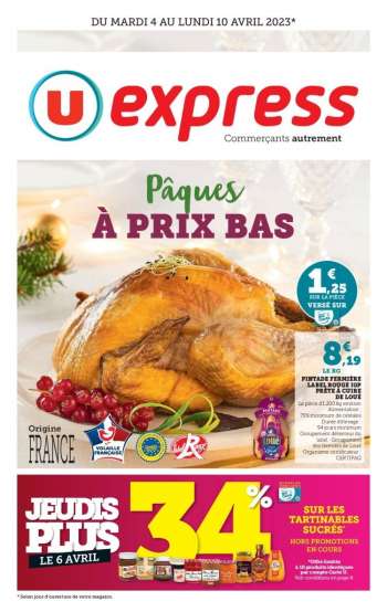 Catalogue U express - 04/04/2023 - 10/04/2023.