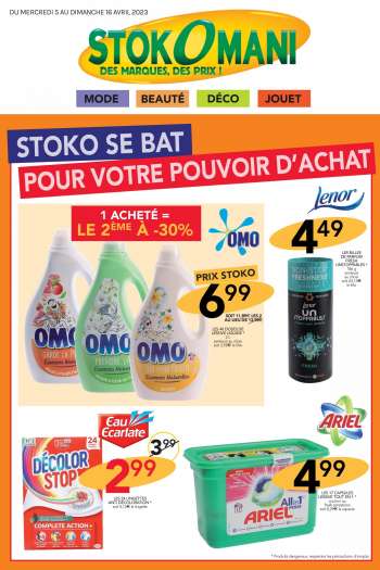 Catalogue Stokomani - 05/04/2023 - 16/04/2023.