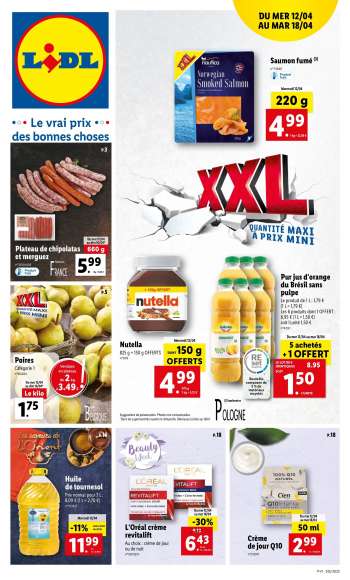 Catalogue Lidl - 12/04/2023 - 18/04/2023.