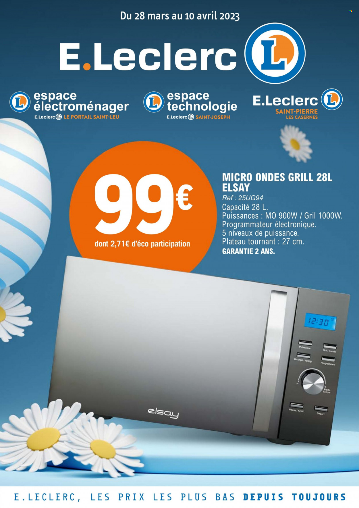 Catalogue E.Leclerc - 28/03/2023 - 10/04/2023. Page 1