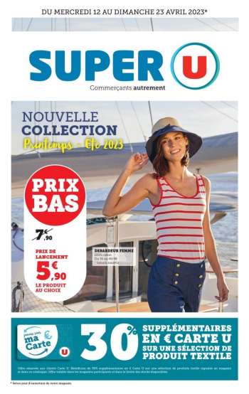 Catalogue SUPER U - 12/04/2023 - 23/04/2023.