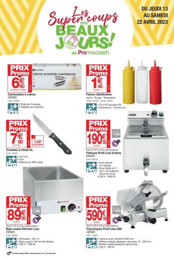 Catalogue Promocash - 13/04/2023 - 22/04/2023.