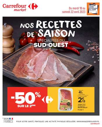 Catalogue Carrefour Market - 18/04/2023 - 22/04/2023.