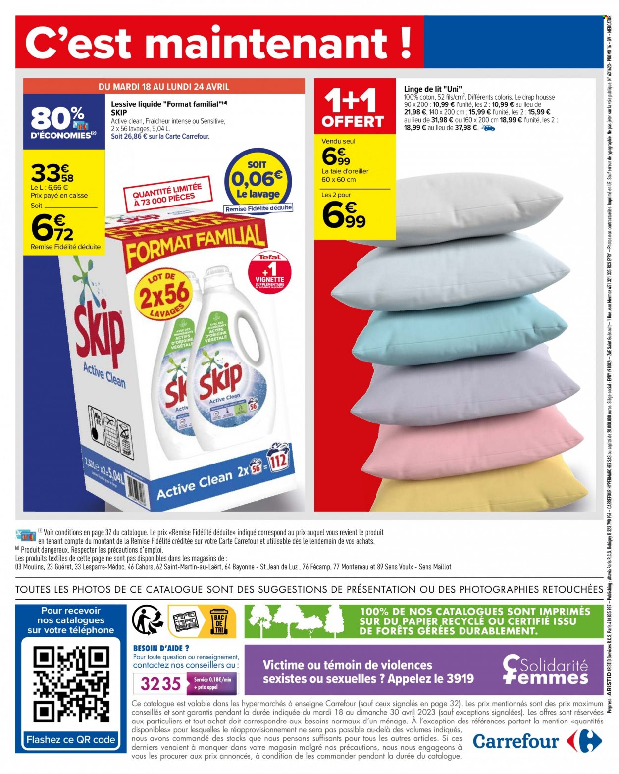 Catalogue Carrefour Hypermarchés - 18/04/2023 - 30/04/2023. Page 70